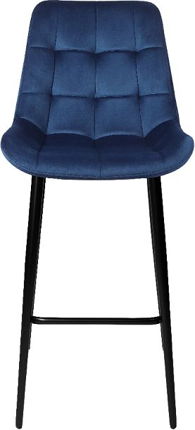 Комплект барных поворотных стульев Эйден, Confetti blue/черный, 4 шт. - Вид 3