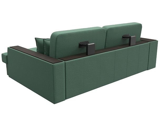 Диван угловой Брюссель правый угол Рогожка зеленый - Вид 6
