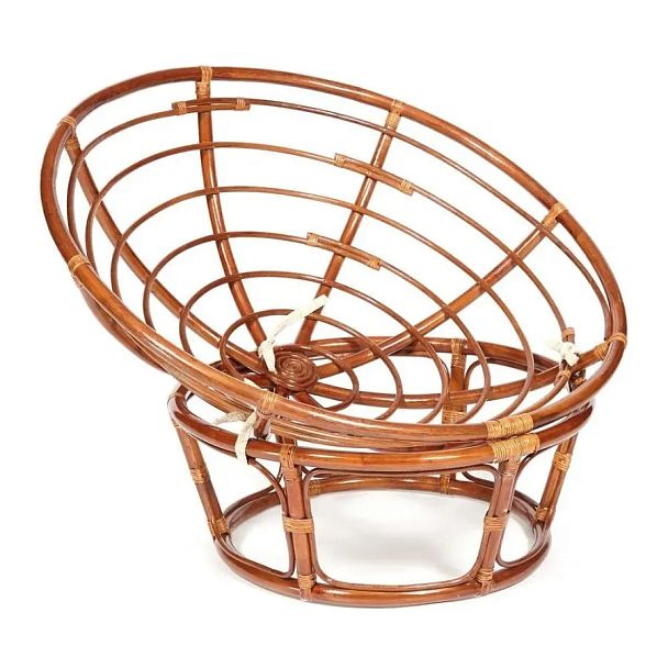 Кресло Папасан/Papasan (23/01 W) /с подушкой и ремешками/Pecan (орех) - Вид 11