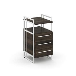 Rift Direct Тумба приставная RF.TPRR-001 Дуб Мали/Металл Белый 424*500*821 - Фото предпросмотра