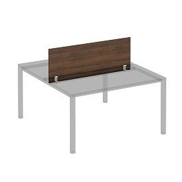 Экран для рабочей станции 140 на белом металлокаркасе КФ Комфорт КФ К.Б 847 ОФ французский орех - Фото предпросмотра