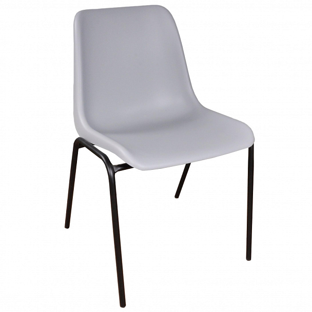 Стул Vicenza (4 ножки) Каркас черный, серый, РП+ИК, стопируемый - Вид 1