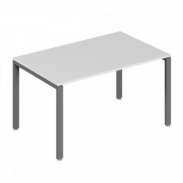 Стол письменный на металлоопорах Trend Metal 140x72x75 белый - Вид 1