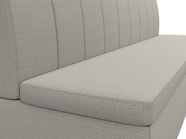 Диван кухонный прямой Кантри Рогожка бежевый - Вид 4