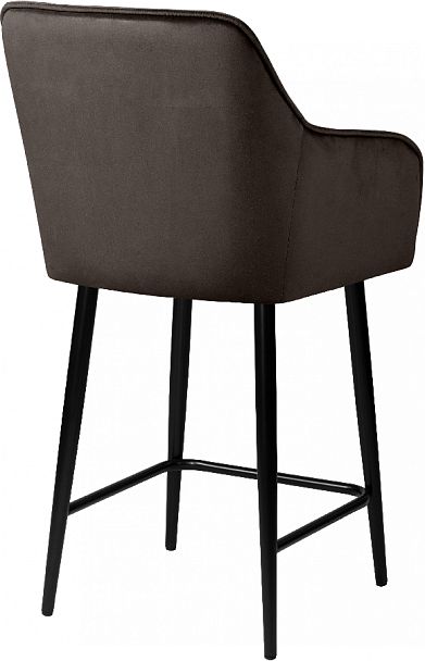 Полубарное поворотное кресло Мони К, Confetti stone/черный - Вид 5