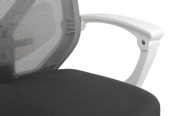 Кресло Oliver RCH W-203AC Белый пластик/Серый - Вид 8