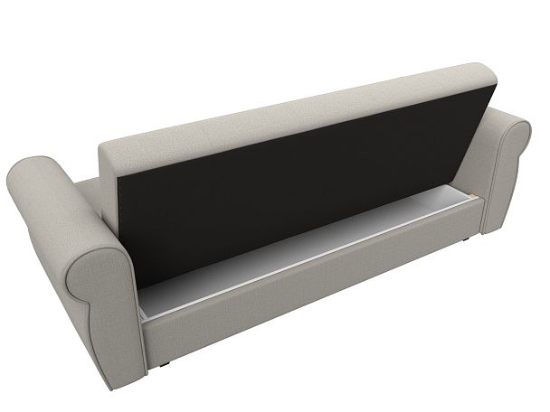 Диван-книжка Лига-019 Рогожка бежевый - Вид 7