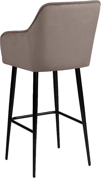 Барное поворотное кресло Мони К, Confetti mocco/черный - Вид 6