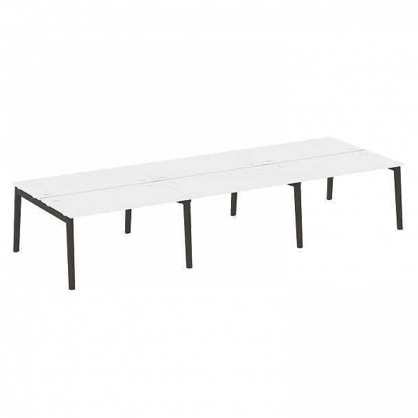 Рабочая станция "Onix wood" OW.D.RS-6.3.7 белый/дуб темный - Вид 1