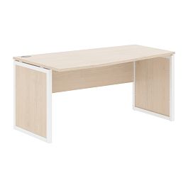 Стол эргономичный XQPCT 169(L) Бук Тиара/Белый 1600х900х750 XTEN-QP - Фото предпросмотра