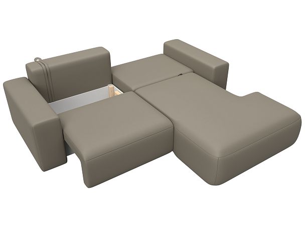 Диван угловой Лига-036 НПБ Классик правый угол Экокожа бежевый - Вид 8