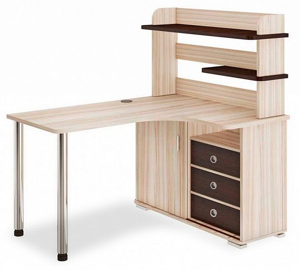 Стол компьютерный Домино СР-145М Венге/Карамель правый - Вид 1