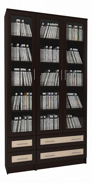 Шкаф книжный Мебелайн-36 - Вид 1