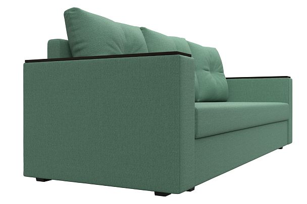 Диван прямой Атланта Лайт без стола Рогожка зеленый - Вид 3