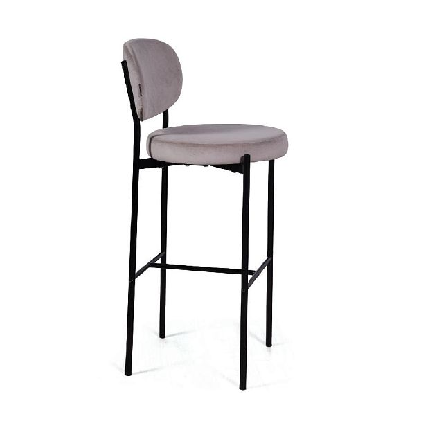 Стул барный Mason, бархат светло-серый 26 - Вид 2