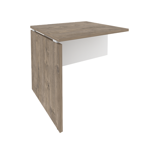 Onix Брифинг-приставка O.BR-7 Тиквуд темный/Белый бриллиант 780*720*750 - Вид 1