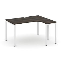 Concept Стол эргономичный CN.SA-001(R) Дуб Мали/Металл Белый 1380*1180*750 - Фото предпросмотра