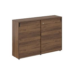 Шкаф купе 1638х400х1125 средний, с замком / корпус цвет: дуб модена, двери цвет: дуб модена Сигма / Sigma - Фото предпросмотра