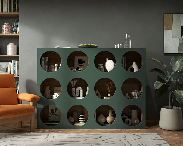 Стеллаж на 12 ячеек ROSA арт. R11 - Вид 4