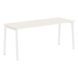 Стол прямой ELST 1767 Ясень Траун/Белый 1760х670х750 EDIS - Фото предпросмотра