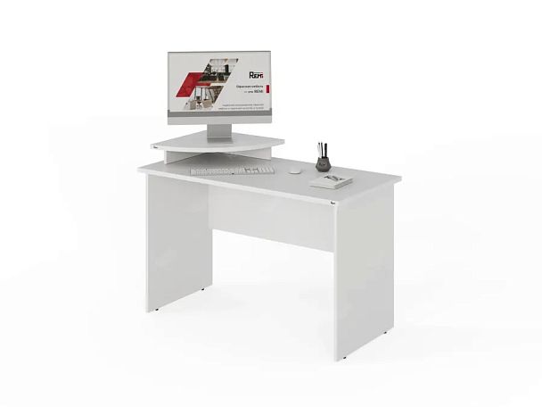 ЛАЙТ / LIGHT RLG059 Полка под монитор 50x50x10 Белый - Вид 4