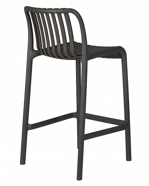 Стул полубарный DOBRIN CHLOE (темно-серый (GR-04)) - Вид 4