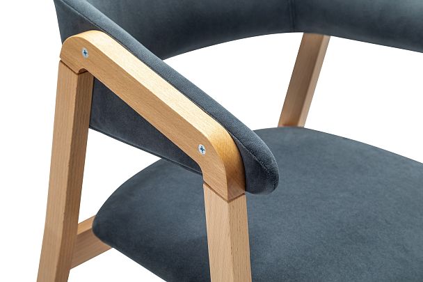 Кресло Dalia Soft Grey/Натур - Вид 6