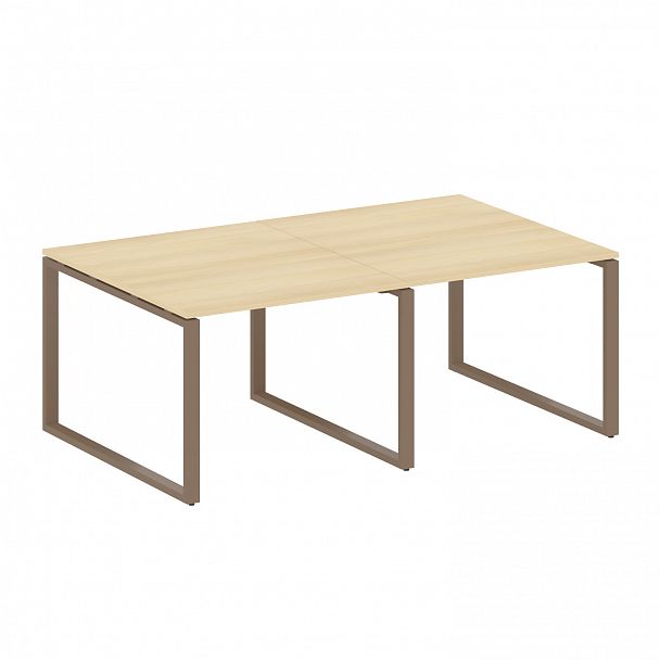 Стол для переговоров "Metal System" БО.ПРГ-2.1 акация/мокко - Вид 1