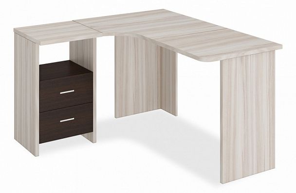 Стол письменный Домино Лайт СКЛ-Угл130 Венге/Карамель левый - Вид 1