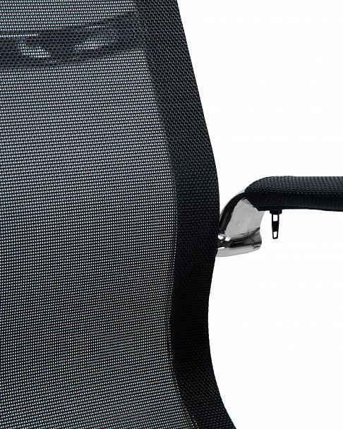 Офисное кресло для посетителей DOBRIN CODY MESH (черный) - Вид 4