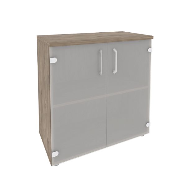 Onix Шкаф низкий широкий O.ST-3.2 Тиквуд темный 800*420*823 - Вид 1