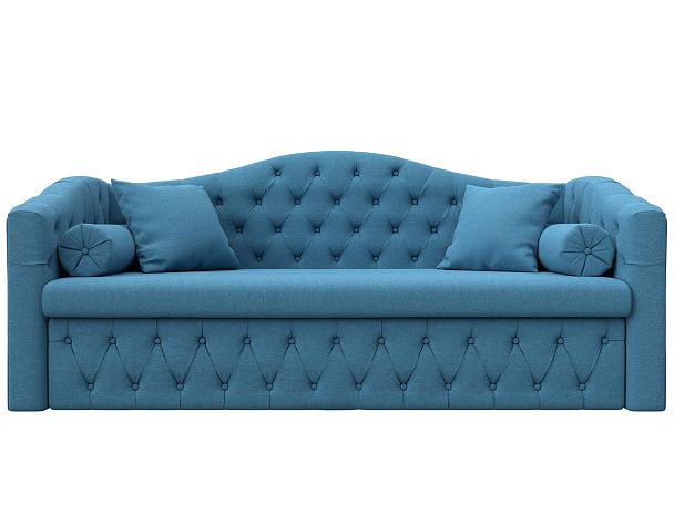 Диван детский прямой Мечта Рогожка голубой - Вид 2