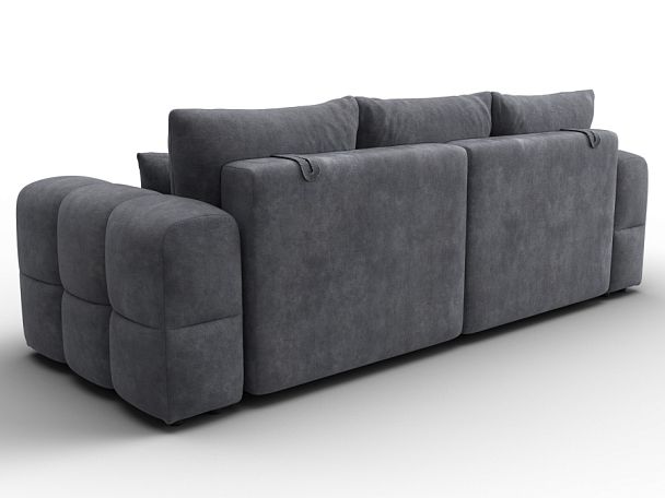 Диван прямой Лига-110 НПБ Велюр серый - Вид 5