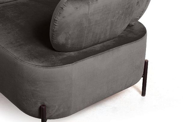 Кресло Dandy, бархат антрацит 14 - Вид 5
