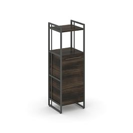 Rift Шкаф 3 ниши узкий RF.SU-32 (R) Дуб Мали/Металл Антрацит 420*396*1286 - Фото предпросмотра