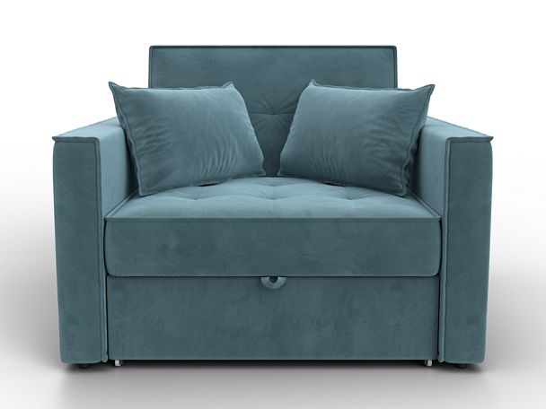 Кресло-кровать Лига-104 (80) Велюр бирюзовый - Вид 2