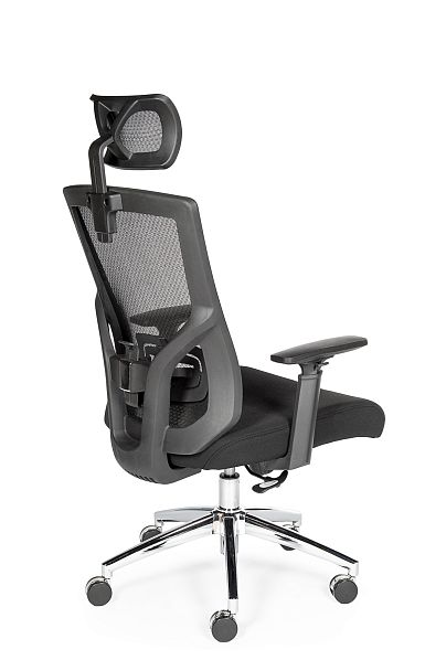 Кресло Гарда SL / черный пластик / черная сетка / черная сидушка - Вид 5