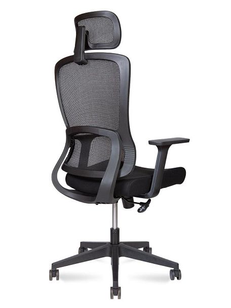 Кресло офисное / Light / черная сетка/черная ткань - Вид 4