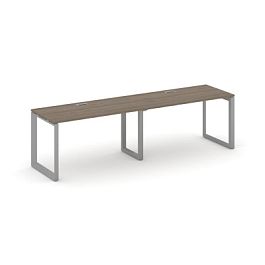 Style Project Next Рабочая станция односторонняя SN-59O.ORS-011 Вяз Благородный/Металл Серый/Серебро Заглушка 1960*700*750 - Фото предпросмотра