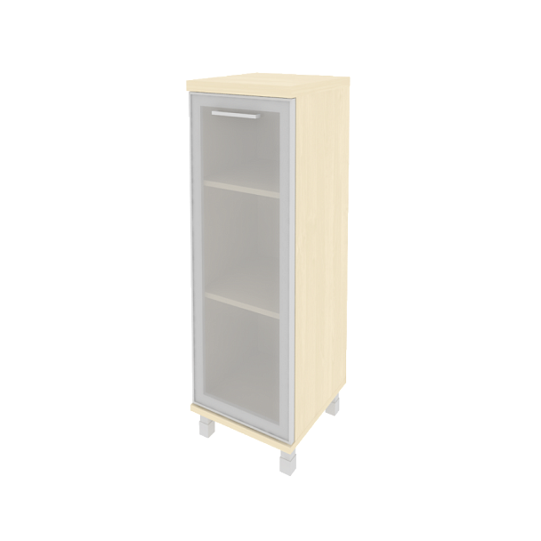 First Шкаф средний узкий правый KSU-2.4 R (R) Клён 401*432*1260 - Вид 1