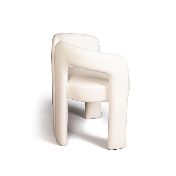 Полукресло Angie, ткань, велюр молочный - Вид 8