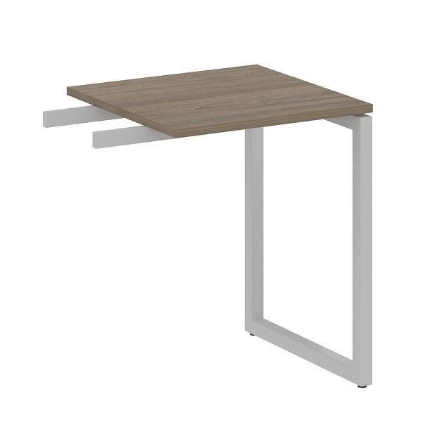 Metal System Quattro Приставной элемент на О-образном м/к 40БО.ПР-1 Вяз/Серый металл 600*600*750 - Вид 1