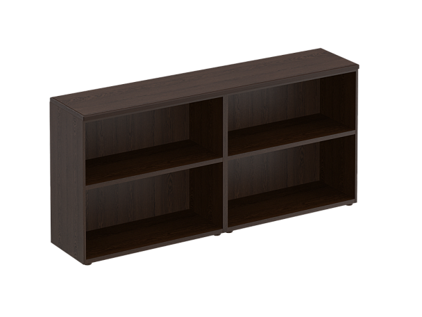 Стеллаж низкий 4-створчатый с топом (без дверей) Mark МК 751-1 орех тоскана - Вид 3