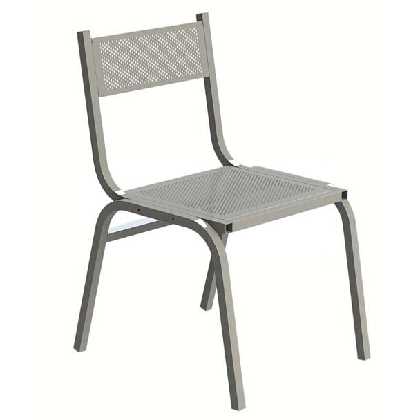 Стул перфорированный на 4-х ногах - Вид 1