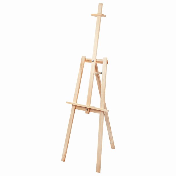Мольберт напольный из липы "Лира", 67х162х48 см, высота холста до 100 см, BRAUBERG ART DEBUT, 192337 - Вид 1