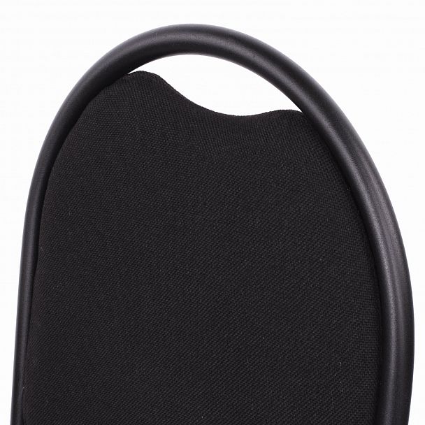 Стул для посетителей РС00Л, черный каркас, ткань черная - Вид 8