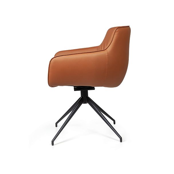 Полукресло Sofia, экокожа soft-touch, терракот - Вид 5