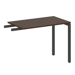 Metal System Quattro Приставной элемент на П-образном м/к 40БП.ПР-3 Венге/Антрацит металл 1000*600*750 - Фото предпросмотра
