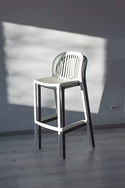 Стул барный Sheffilton SHT-S182-1 серый - Вид 6