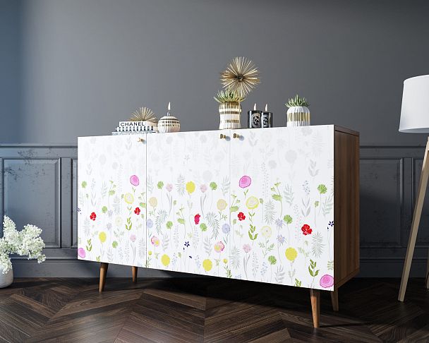 Комод "Berber" три дверки 07 принт - Вид 5